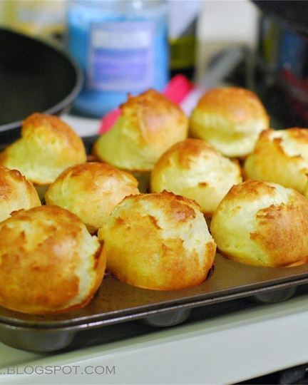 Рецепт английских полых булочек