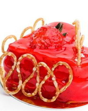 Апельсиновый десертный сыр с малиново-клубничным соусом