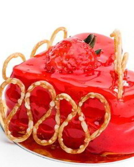 Рецепт апельсинового десертного сыра с малиново-клубничным соусом