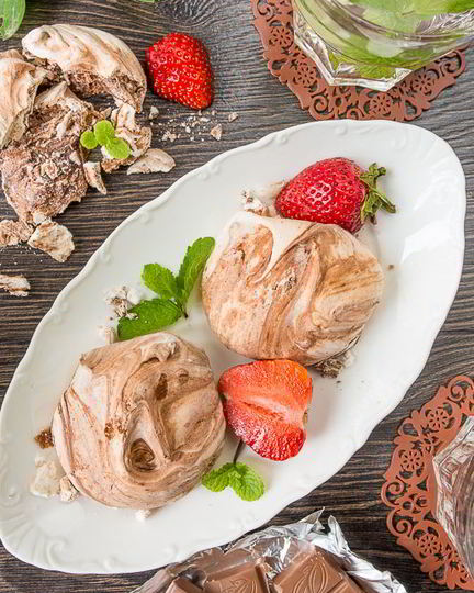 Рецепт безе с шоколадом