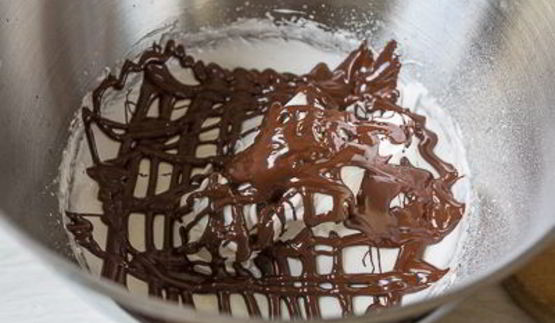 безе с шоколадом