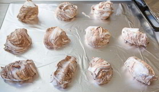 безе с шоколадом