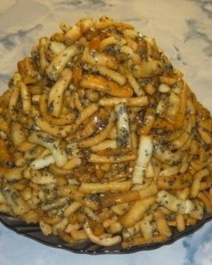 Рецепт чак-чака со сгущенкой