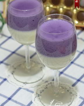 Двухцветная панна котта