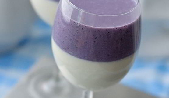 двухцветная панна котта