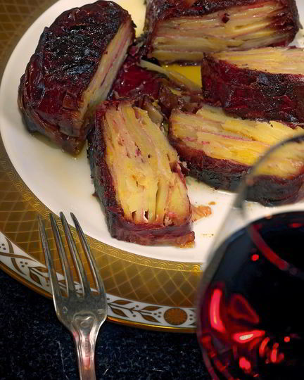 Рецепт картофельного мильфея