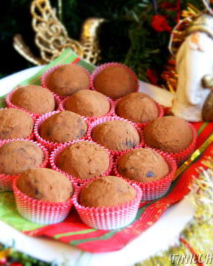 Рецепт финиково-шоколадных конфеты