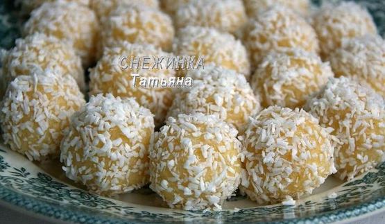 кокосовые конфеты сладкая весна