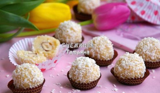 кокосовые конфеты сладкая весна