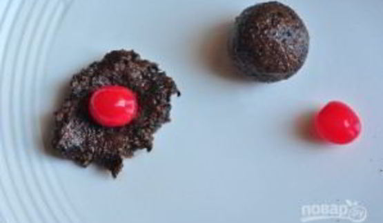 конфеты из сухофруктов с коктейльной вишней