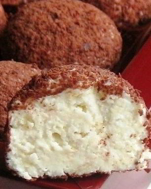 Конфеты из творога с орехами