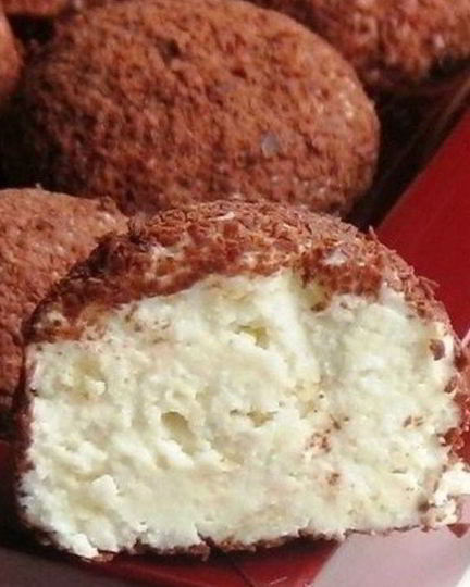 Рецепт конфет из творога с орехами