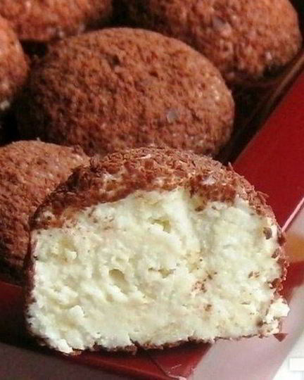 Рецепт конфет из творога