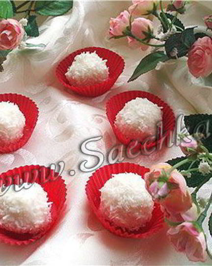 Рецепт конфет рафаэлло из творога