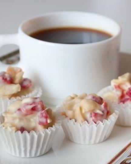 Рецепт конфет с белым шоколадом