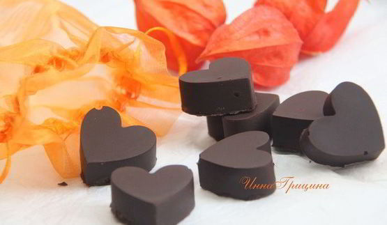 конфеты с миндально-имбирной начинкой