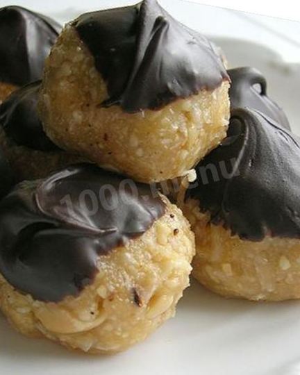 Рецепт конфет с ореховой пастой