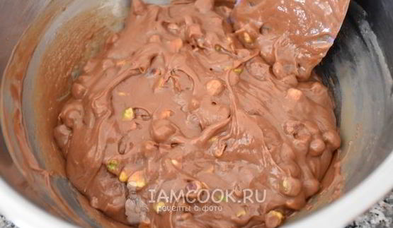 мягкие шоколадные конфеты с фисташками