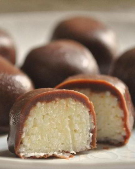 Рецепт шоколадна-кокосовых конфеты