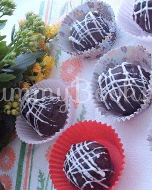 Шоколадные конфетки с ликером и сливками