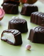 Шоколадные конфеты с творожным сыром