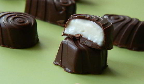 шоколадные конфеты с творожным сыром