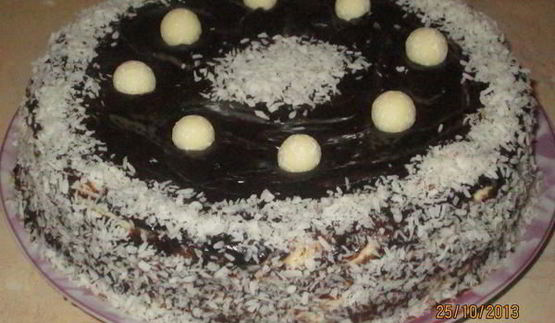 торт-конфета баунти