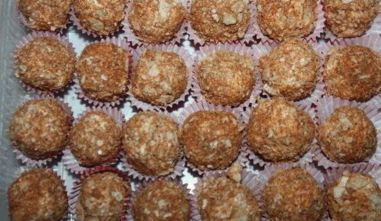 творожные конфеты бабушке на 80-летие