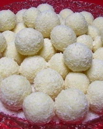 Рецепт творожных рафаэлло на протеине