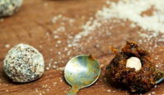 вегетарианские конфеты из сухофруктов