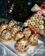 Закусочные конфетки с голубым сыром и инжиром