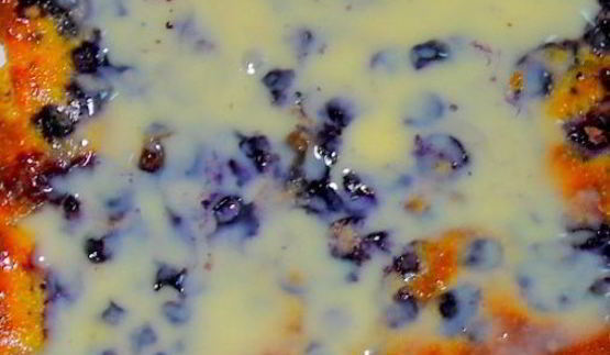 барс с черникой и лимонным кремом