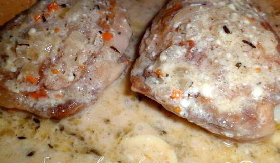 бедрышки в кремово-горчичном соусе