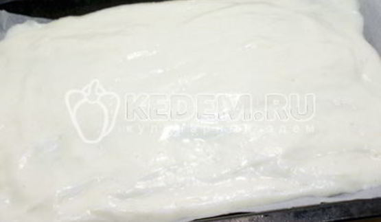 бисквитный рулет с кремом новогодний салют