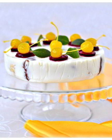 Рецепт блинного десерта с кремом из маскарпоне