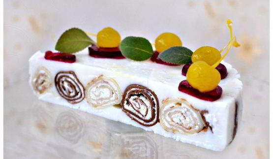 блинный десерт с кремом из маскарпоне