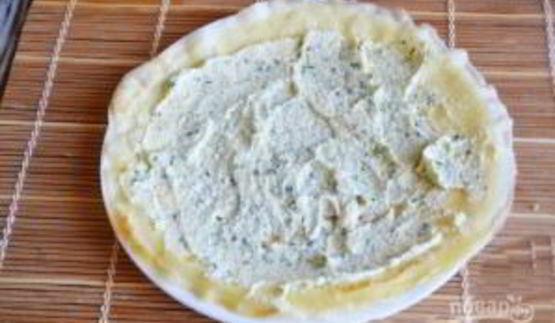 блинные рулетики с крабовым кремом