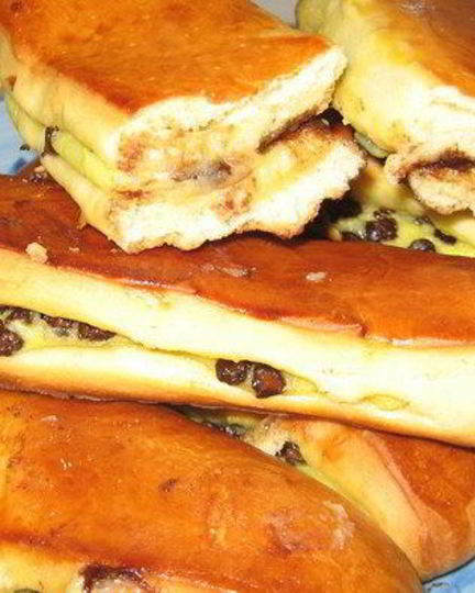 Рецепт булочек с заварным кремом и шоколадом