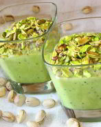 Фруктовый крем с фисташками