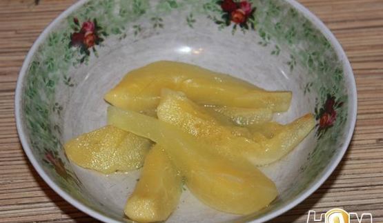 крем из тофу с печеной грушей