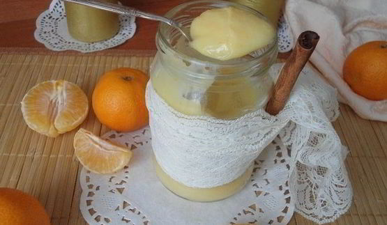 мандариновый курд с корицей