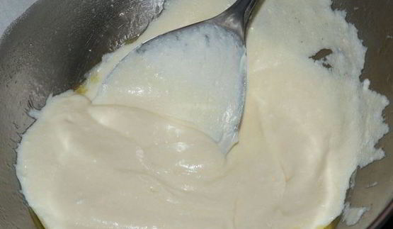 пляцок с заварным творожным кремом