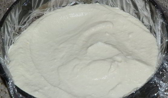 пляцок с заварным творожным кремом