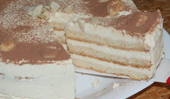 пляцок с заварным творожным кремом