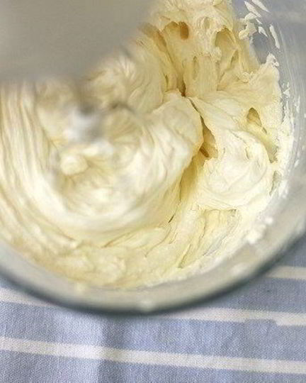 Рецепт простого творожного густого крема