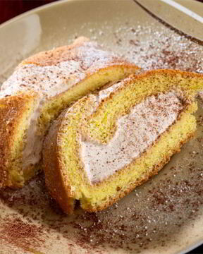 Рулет с крем-брюле