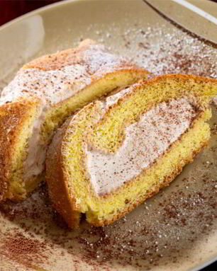 Рулет с крем-брюле