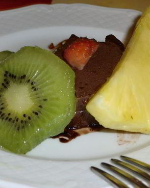 Шоколадный баварский крем с корицей