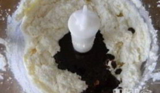 шоколадный рулет с творожным кремом