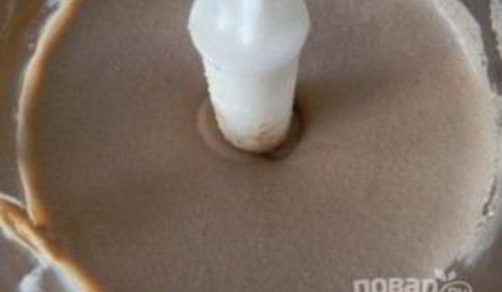 шоколадный рулет с творожным кремом